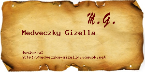 Medveczky Gizella névjegykártya